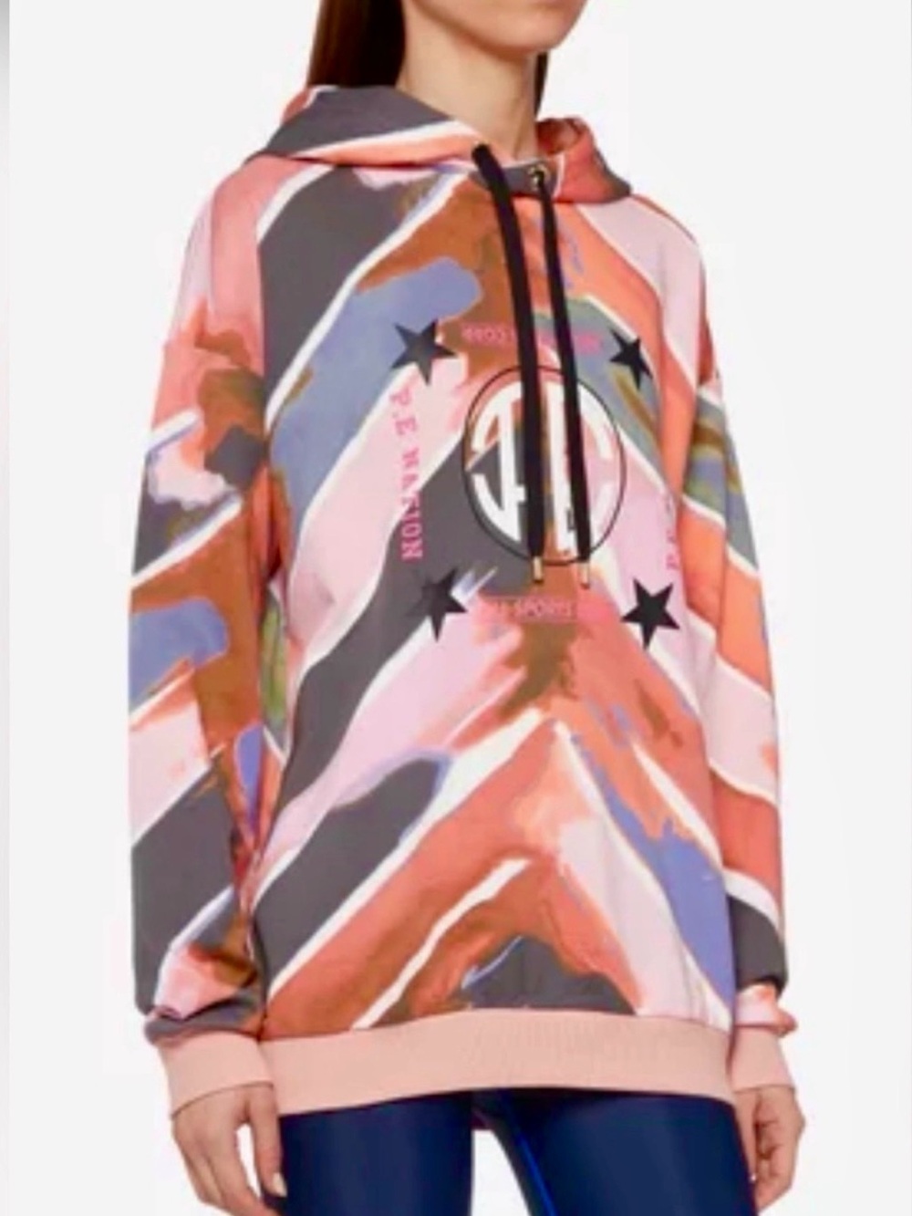 P.E Nation One Driver Logo Cotton Hoodie
Oversized Kaleidoscope Colors Size L